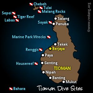 tioman map