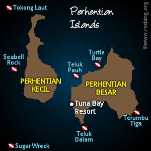 perhentian map