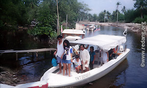 speedboat at merang