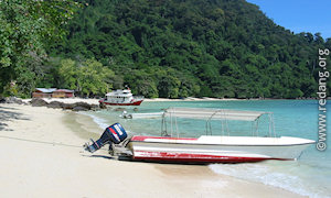 teluk air tawar beach