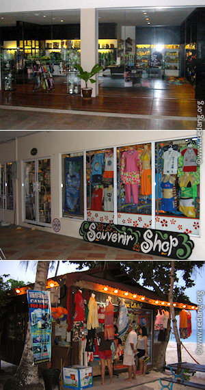 souvenir shops