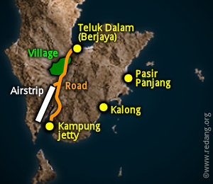 redang map